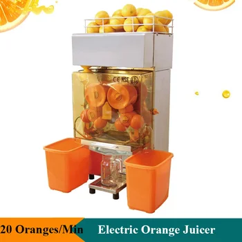 Автоматическая Настольная Апельсиновая Соковыжималка 220V 110V Для отжима 120 Вт Эффективных 20 Апельсинов/мин Коммерческого Домашнего использования