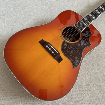 Custom shop, Сделано в Китае, 41-дюймовая народная акустическая гитара, гриф из розового дерева, бесплатная доставка