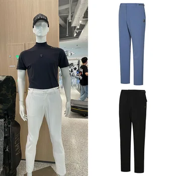 Корейский гольф Новые Мужские футбольные брюки 23 Летние спортивные брюки на открытом воздухе Эластичные облегающие брюки