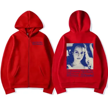 2023 Осенняя Новая женская толстовка Lana Del Rey Music Album на молнии с капюшоном Повседневная негабаритная мужская куртка в винтажном стиле Y2k Harajuku