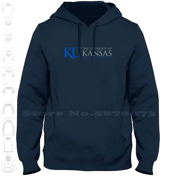 Логотип Канзасского университета, высококачественная толстовка с логотипом бренда, Новая графическая толстовка 2023 года