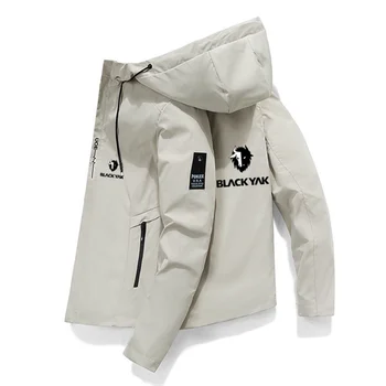 2023 Мужская ветрозащитная куртка на молнии, весенне-осенняя деловая куртка для отдыха, модная летная куртка для приключений на открытом воздухе