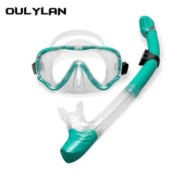 Oulylan Женские И мужские очки для плавания, маска для подводного плавания с трубкой, очки для подводного плавания, маска для подводного плавания, снаряжение для водных видов спорта