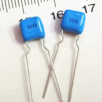 Cbb Тонкопленочный конденсатор S Корректирующий конденсатор 564j / 100v 0,56 мкф P5 мм