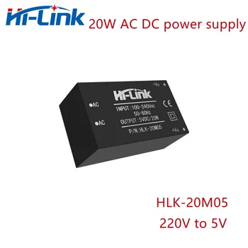 Модуль питания HLK-20M05 преобразователя переменного тока Hi-Link в постоянный с изолированным переключением от 220 В до 5 В 20 Вт с понижающим питанием