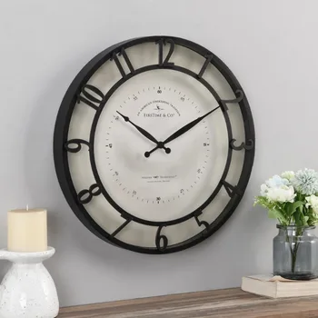 Настенные часы Whisper, традиционные, аналоговые, 18 x 2 x 18 дюймов, цифровые настенные часы