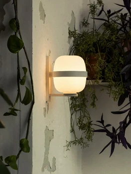 Открытый настенный светильник водонепроницаемый творческий современный минималистский балкон лестница лампа внутренний двор лампа вилла открытый настенный светильник