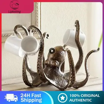 Многоцелевая скульптура осьминога, статуя осьминога, реалистичный внешний вид, держатель для кружки с осьминогом, Интересная форма, Уникальная смола