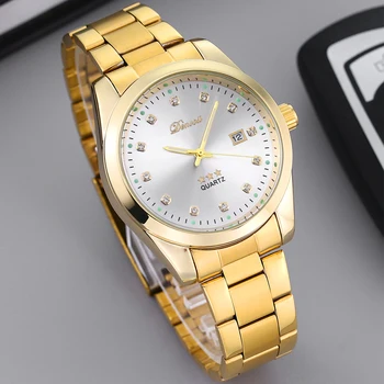 Мужские деловые модные часы Denvosi, водонепроницаемые, светящиеся в темноте кварцевые часы для мужчин