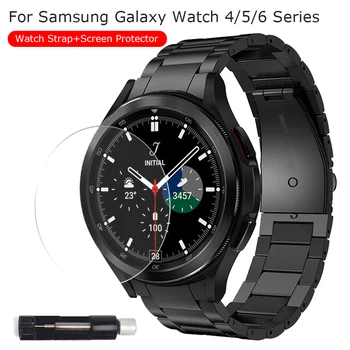 Ремешок из нержавеющей Стали Для Samsung Galaxy Watch 6 Classic 47 мм 43 мм Металлические Ремешки Для Часов Galaxy Watch 5 4 Watch6 40 мм 44 мм 42 мм 46 мм