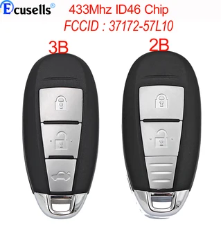 Смарт-Ключ с 2/3 Кнопками Для Suzuki Swift Kizashi Remote 433 МГц Pcf7952A/ID46 Чип FCC ID: TS008 37172-57L10