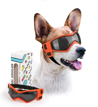 Мелкая порода, легкие солнцезащитные очки для защиты щенка, Средние солнцезащитные очки, регулируемые очки для маленьких собак, маленькие для собаки