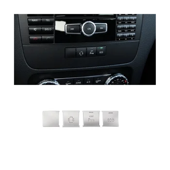 Центральная консоль автомобиля CD-панель Наклейка на кнопку кондиционера для Mercedes Benz GLK Class X204 Аксессуары (A)