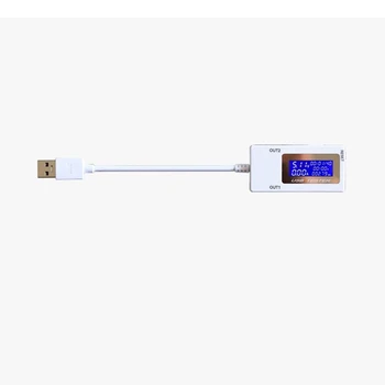 Мини Двойной USB Тестер Тока Напряжения USB Амперметр Тестер Зарядки Монитор Портов USB Цифровой Дисплей DC 4-30 В 0-5A 0-150 Вт
