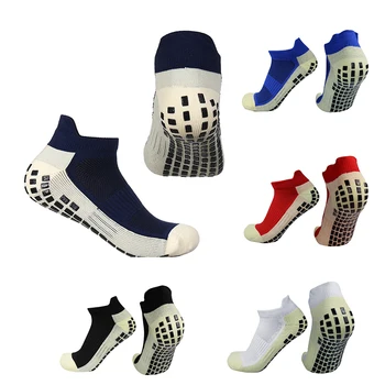 5 Пар новых тренировочных нескользящих силиконовых футбольных носков, дышащих спортивных мужских женских носков для футбола на открытом воздухе, носков для йоги