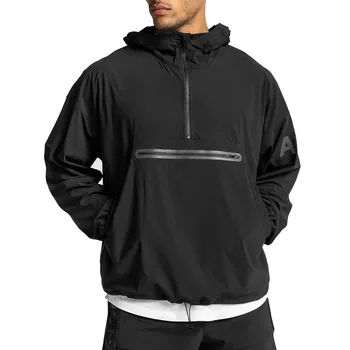 2023 Мужская летняя Удобная модная водонепроницаемая куртка, мужская уличная толстовка с капюшоном, черная толстовка с капюшоном, мужская одежда