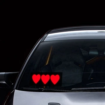 1 комплект Наклейки Love Funny Taxi на окно автомобиля, декоративная светодиодная подсветка на лобовом стекле, Аксессуары для укладки декоративных светящихся светодиодов