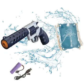 Автоматический электрический водяной пистолет, рюкзак с одной кнопкой, автоматический водяной пистолет емкостью 1000 куб. см и дальностью действия до 32 футов