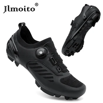 Велосипедные кроссовки MTB, обувь с шипами, мужская карбоновая спортивная обувь для шоссейных велосипедов, скоростные кроссовки, Женская гоночная велосипедная обувь, Велосипедная обувь