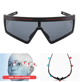 Очки для шоссейного велоспорта UV400 Пластиковые Дышащие Противотуманные очки с поляризованными линзами, защитные очки для глаз для езды на открытом воздухе За рулем