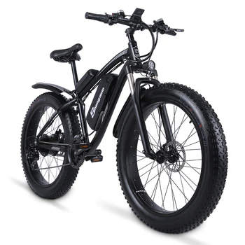 Электрический велосипед Мощностью 1000 Вт, снежный велосипед, Электрический горный велосипед, 26-дюймовая толстая шина 4.0, литиевая батарея ebike 48V17Ah