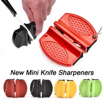 Новые Мини-точилки для ножей, Керамический Стержень, Точилка для точильного камня, Портативная точилка типа Бабочки для заточки ножей на открытом воздухе, Каменные инструменты