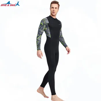 Мужской гидрокостюм для подводного плавания, зимний теплый полный костюм для водных видов спорта, купальники для плавания, серфинга, снаряжение для каякинга