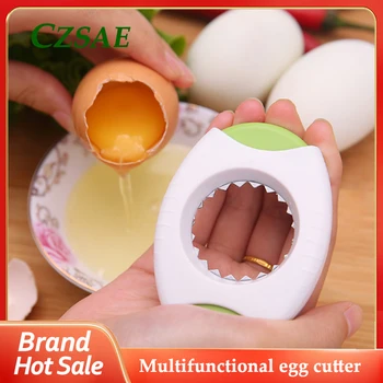 1 шт., многофункциональная яйцерезка, милая открывалка для яиц, Простые инструменты для снятия скорлупы, бытовые кухонные принадлежности, гаджеты, резак для фруктов