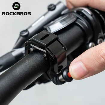 Официальный велосипедный рожок Rockbros Bell из нержавеющей стали, горная противоугонная сигнализация, клаксон на руле, классические аксессуары