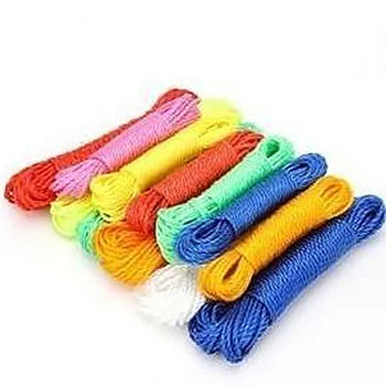 Нескользящая веревка для сушки белья, прочная нейлоновая плетеная веревка разных цветов, подходящая для дома, общежития в отеле