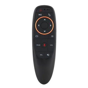 G10S Voice Air Mouse с USB 2,4 ГГц Беспроводной 6-Осевой Гироскоп Микрофон ИК-Пульт Дистанционного Управления Для Портативных ПК Android TV Box