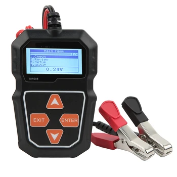 Цифровой анализатор заряда батареи Автомобильный тестер аккумулятора 12V с цветным TFT LCD экраном для внедорожника для грузовика