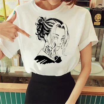 Женская футболка Tokyo Revengers, японские дизайнерские футболки Y2K, женская графическая одежда в стиле манга
