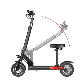 10-дюймовый складной электрический скутер для бездорожья для взрослых с приложением 500 Вт 30 миль в час 37 миль