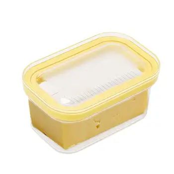 Подставка для масла, герметичный ящик для хранения свежего масла с ножом для нарезки, кухонный контейнер для хранения, лоток для дозатора масла