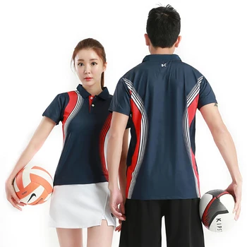 2023 Теннисная футболка для женщин, футболка для гольфа, волейбола, настольного бадминтона, Комплекты рубашек для настольного тенниса, мужские тренировочные футболки для бега