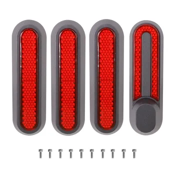 Светоотражающий защитный чехол для Xiaomi Mi Electric Scooter M365/PRO/1S/Essential Scooter, крышка ступицы заднего колеса, красный