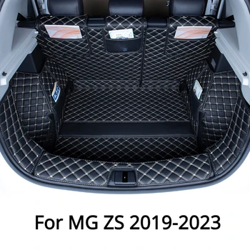 Грузовой лайнер для MG ZS 2019-2023 Полностью Закрытые Автомобильные Аксессуары Коврик для багажника Коврики для пола Детали интерьера автомобилей