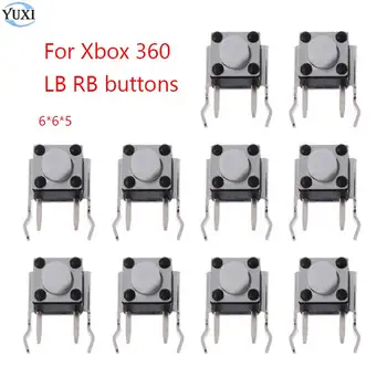 YuXi 10шт Запасных частей для ремонта LB RB Переключатель Бампер Кнопка джойстика для контроллера Xbox 360