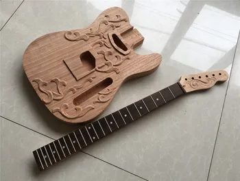 Корпус гитары и гриф для модели TL; корпус с 3D резьбой;