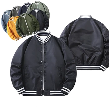 2022 Новая куртка-бомбер в военном стиле для мужчин и женщин, весна/осень, уличная Мотоциклетная куртка в стиле хип-хоп, Плюс размер, свободное пальто