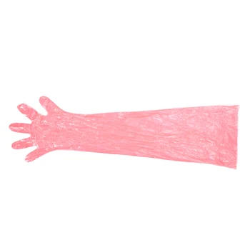 Перчатки для искусственного оплодотворения, Одноразовые перчатки с длинной рукой, Многоцелевые, хорошей прочности, мягкие для животноводства, для фермы