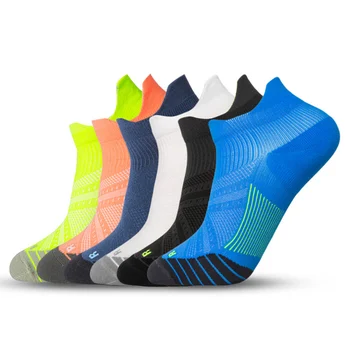 Новые спортивные носки унисекс с защитой от пота Для взрослых Элитные Дышащие носки с короткими трубками Для бега на открытом воздухе Баскетбольные футбольные спортивные носки