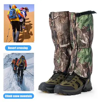 Легкая защита для ног, Регулируемая гетра для ног, Дышащие водонепроницаемые гетры для ног, Регулируемые защитные зимние ботинки для охоты