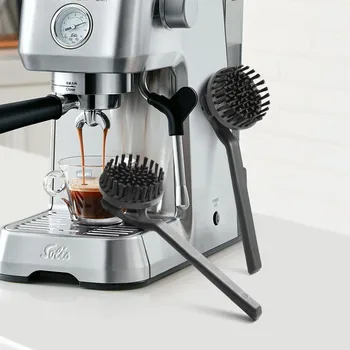 Щетка для чистки кофемашины, кофеварка Эспрессо, щетка для чистки групповой головки, Кофемолка, инструмент для чистки, щетка для кофе 51/58 мм