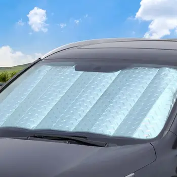 Универсальный складной Козырек на лобовое стекло автомобиля, блок защиты от солнца на переднем заднем стекле, Солнцезащитный козырек спереди, УФ