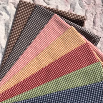 50*70 см DIY Japan Little Cloth group Окрашенная пряжей ткань, для шитья Лоскутного Шитья Ручной работы, в полоску и горошек, Случайные telas por metro