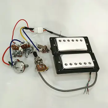 Звукосниматели Humbucker С горячим Стержнем 4C Со Жгутом Проводов 2V1T Комплект Звукоснимателей Для Электрогитары