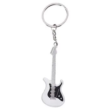 Компактное Кольцо для ключей, Подарки, Прочный Держатель для ключей, Музыкальный Инструмент, бас-гитара, Держатель для ключей