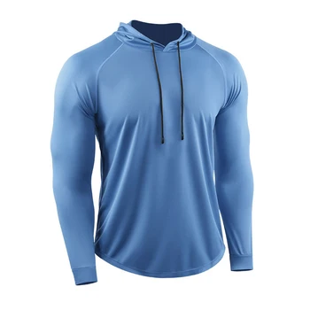 Пуловер, мужской свитер с длинным рукавом, Быстросохнущая баскетбольная тренировочная рубашка с капюшоном, Свободная спортивная Повседневная одежда для фитнеса